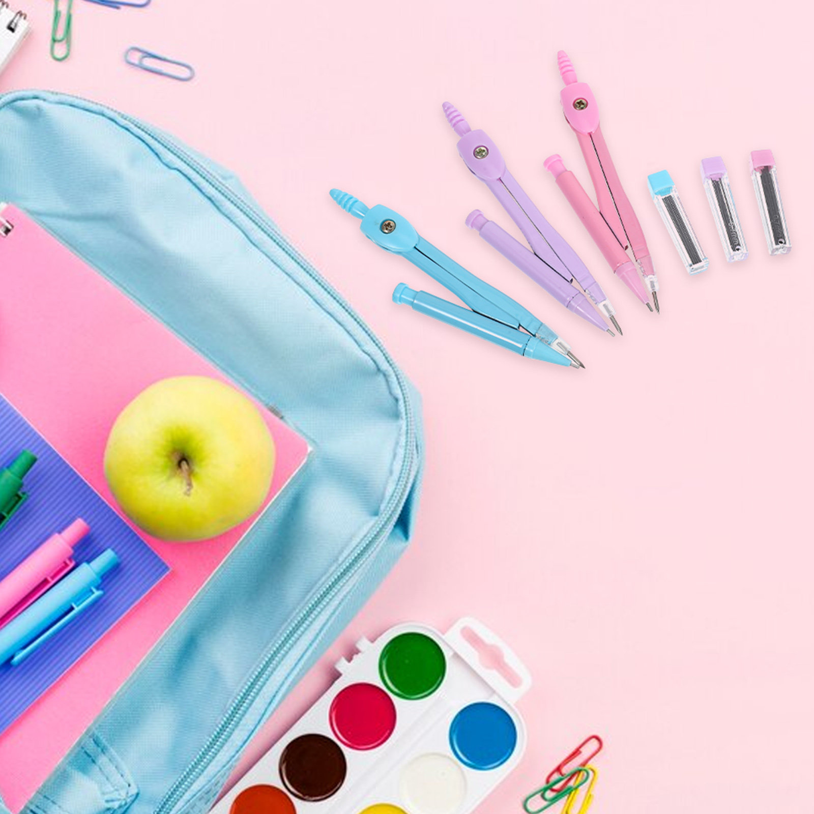 ชุดเข็มทิศโลหะสำหรับวาดภาพเรขา - Math Geometry Set With Compass บทวิจารณ์และราคา